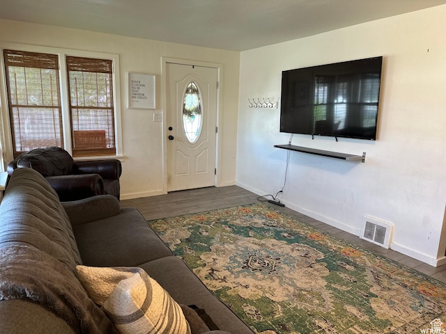 97 N 100 E, Marysvale, UT 84750 - living room with dark hardwood / wood-style flooring
