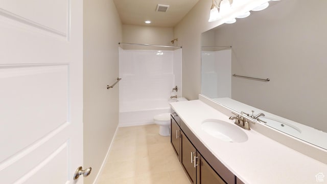 633 W Junegrass Ln, Stansbury Park, UT 84074 - full bathroom with vanity, shower / bath combination, and toilet