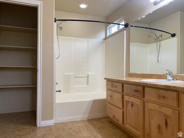 1036 N Darcy Dr W, North Salt Lake, UT 84054 - bathroom featuring vanity and shower / bathtub combination