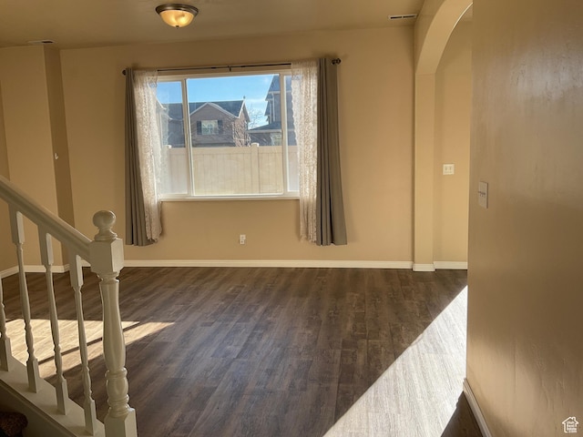 1036 N Darcy Dr W, North Salt Lake, UT 84054 - unfurnished room with dark hardwood / wood-style flooring