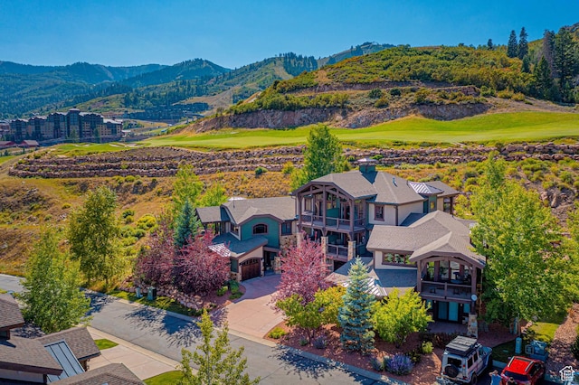 4129 Fairway Ln Unit A-3, Park City, UT 84098 - bird's eye view with a mountain view