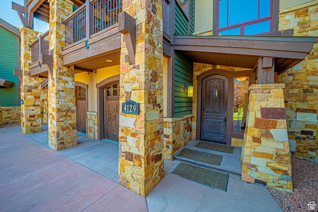 4129 Fairway Ln Unit A-3, Park City, UT 84098 - doorway to property with a balcony