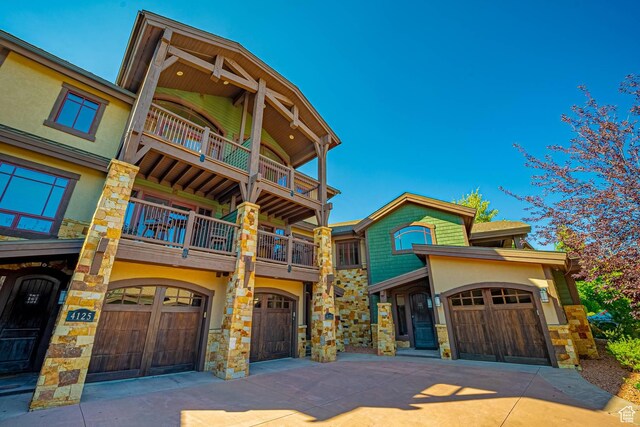 4129 Fairway Ln Unit A-3, Park City, UT 84098 - view of front of home featuring a balcony