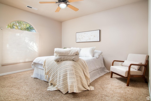 2371 E 2830 S, St George, UT 84790 - carpeted bedroom with ceiling fan