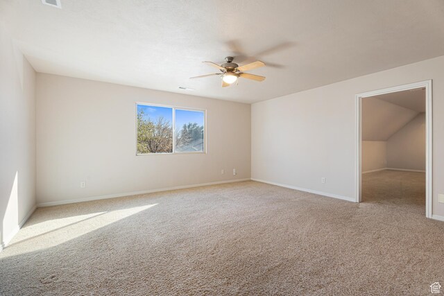 2371 E 2830 S, St George, UT 84790 - unfurnished room featuring light colored carpet and ceiling fan