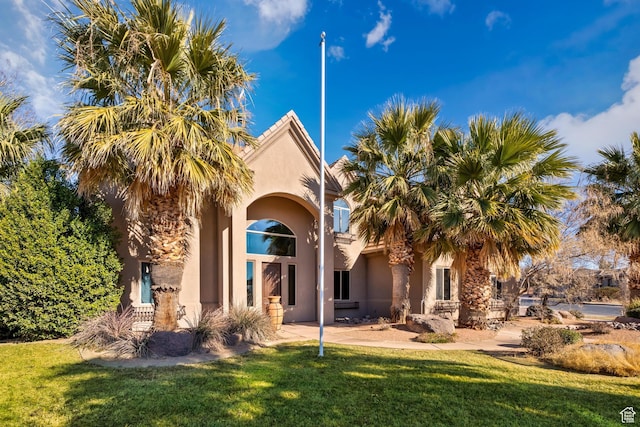 2371 E 2830 S, St George, UT 84790 - rear view of property with a yard