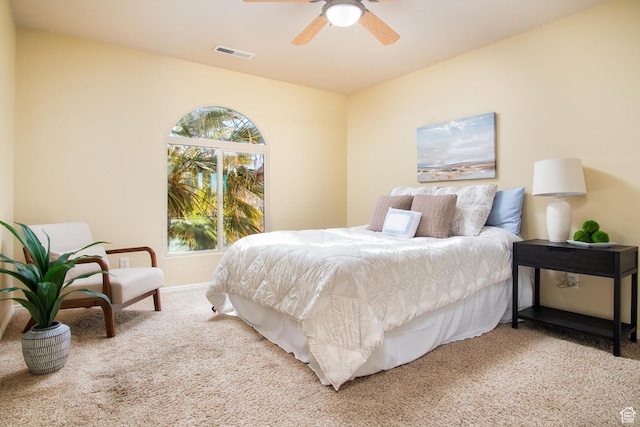 2371 E 2830 S, St George, UT 84790 - carpeted bedroom featuring ceiling fan