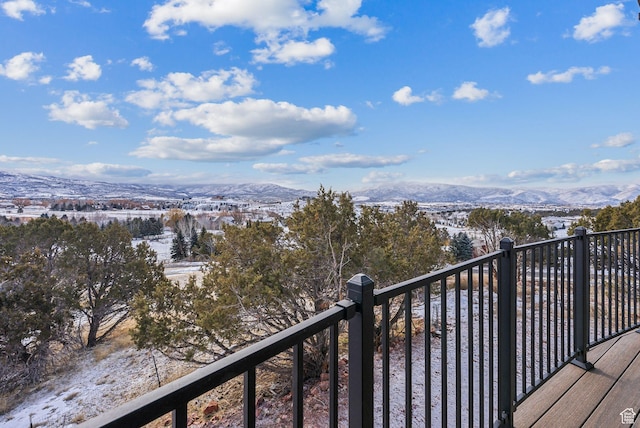 3097 E Corral Peak Cir Unit 145, Heber City, UT 84032 - balcony with a mountain view