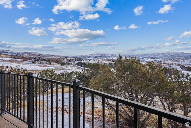 3097 E Corral Peak Cir Unit 145, Heber City, UT 84032 - snow covered back of property with a mountain view