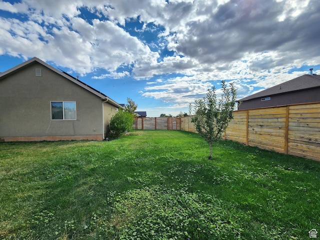 view of yard