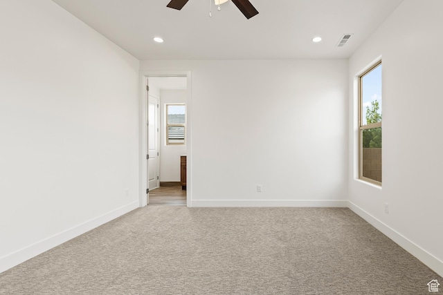 3594 W 185 N, Hurricane, UT 84737 - carpeted spare room featuring ceiling fan