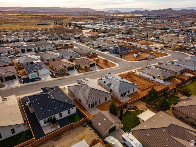 3594 W 185 N, Hurricane, UT 84737 - aerial view at dusk with a mountain view