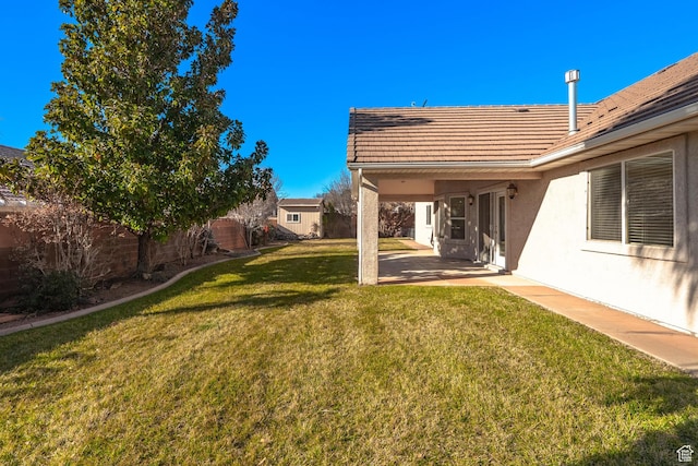 3423 Red Butte Dr, Santa Clara, UT 84765 - view of yard featuring a patio area and fence