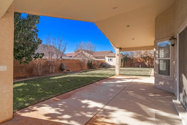 3423 Red Butte Dr, Santa Clara, UT 84765 - view of patio featuring a fenced backyard