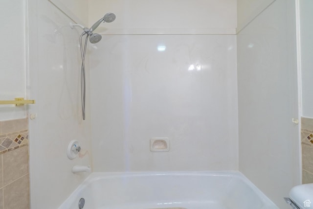 3423 Red Butte Dr, Santa Clara, UT 84765 - bathroom featuring toilet and bathing tub / shower combination