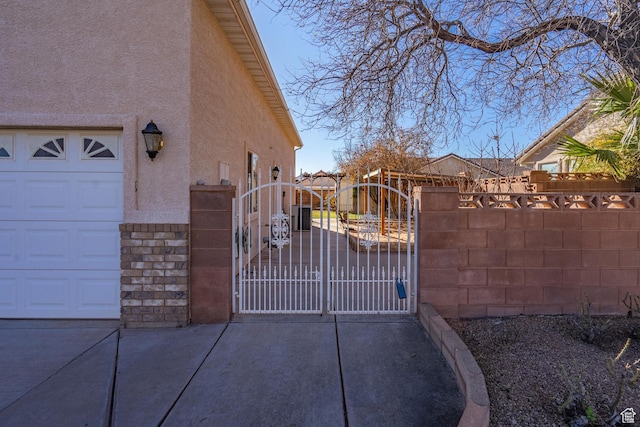 3423 Red Butte Dr, Santa Clara, UT 84765 - view of gate featuring fence