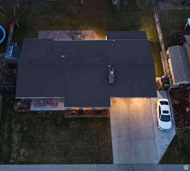 drone / aerial view