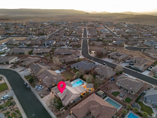 2468 S Dorothy St, Hurricane, UT 84737 - bird's eye view with a mountain view