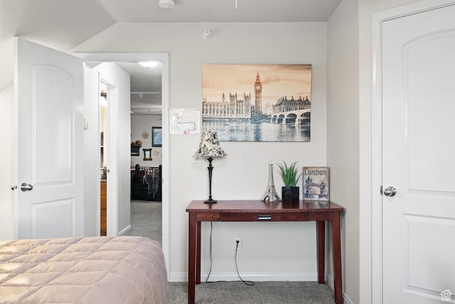 2468 S Dorothy St, Hurricane, UT 84737 - bedroom featuring carpet floors and lofted ceiling