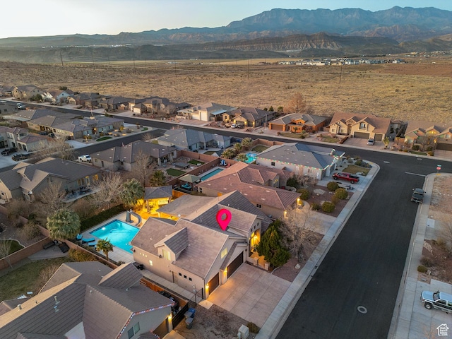 2468 S Dorothy St, Hurricane, UT 84737 - bird's eye view with a mountain view