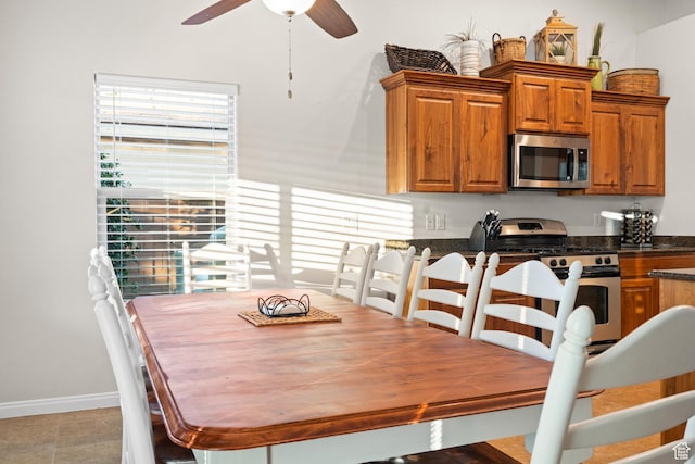 2468 S Dorothy St, Hurricane, UT 84737 - dining area with ceiling fan