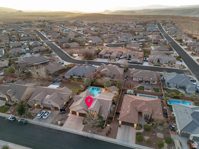 2468 S Dorothy St, Hurricane, UT 84737 - aerial view featuring a mountain view