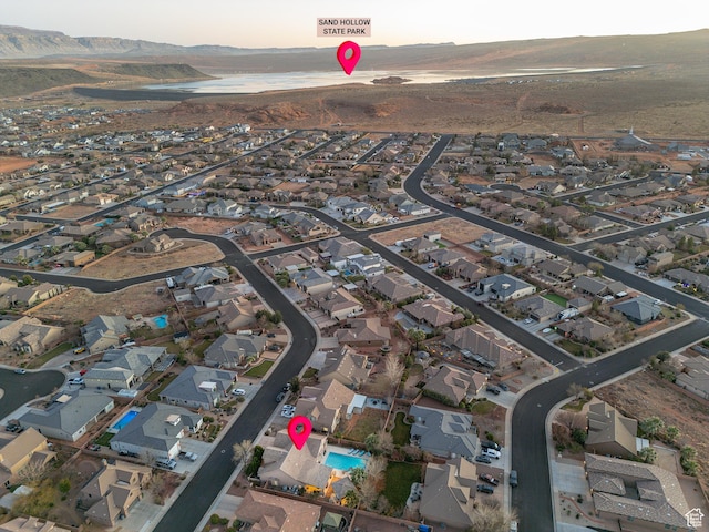 2468 S Dorothy St, Hurricane, UT 84737 - aerial view featuring a mountain view