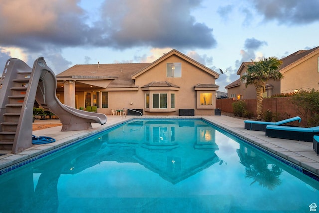 2468 S Dorothy St, Hurricane, UT 84737 - view of swimming pool featuring a water slide