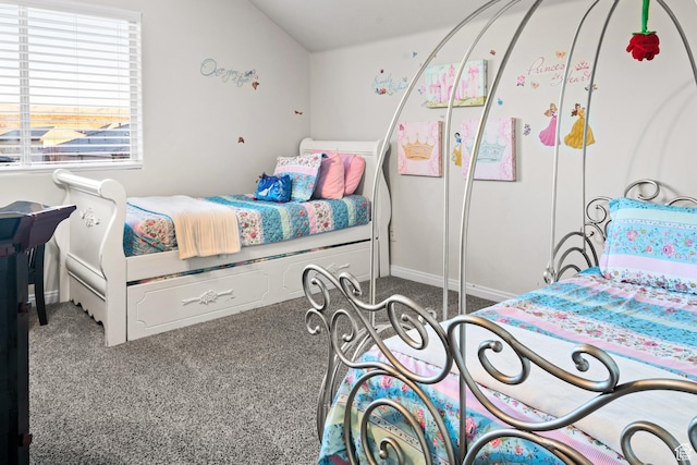 2468 S Dorothy St, Hurricane, UT 84737 - bedroom featuring carpet and lofted ceiling