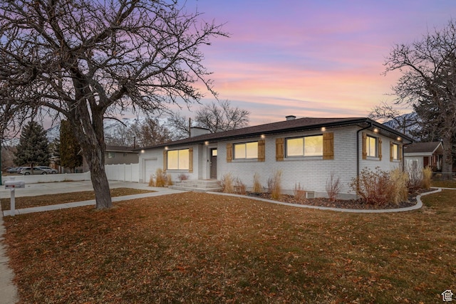 512 N 100 E, Orem, UT 84057 - ranch-style home with a lawn