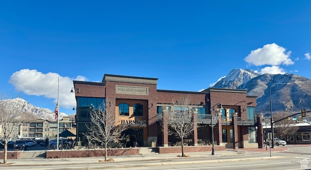 view of property featuring a mountain view