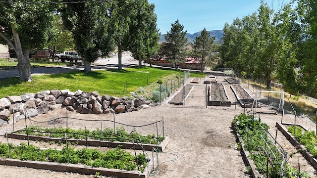110 N 400 E, Glenwood, UT 84730 - view of home's community featuring a garden and a mountain view