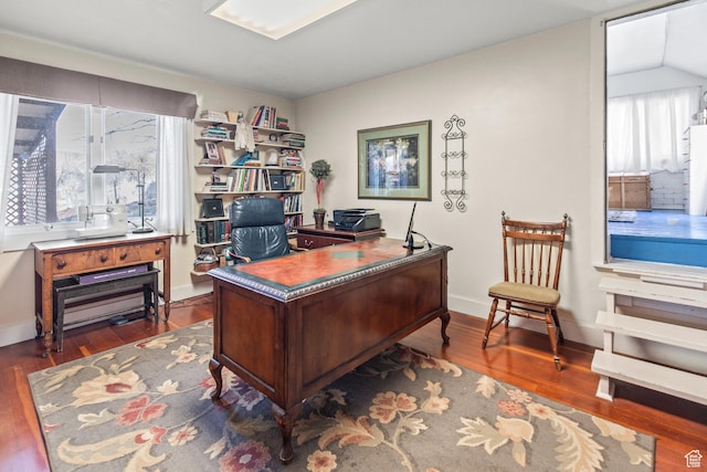 110 N 400 E, Glenwood, UT 84730 - office with wood finished floors and baseboards