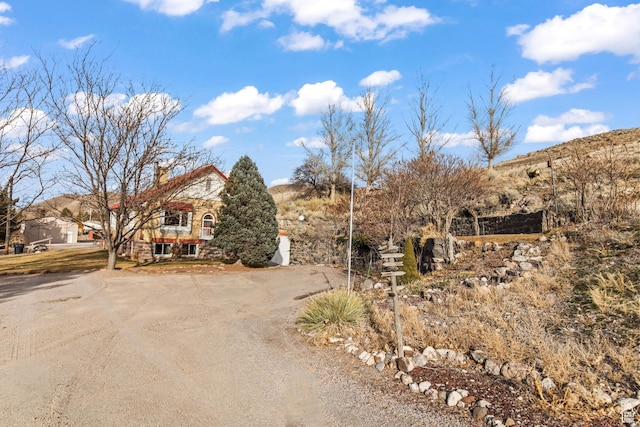 110 N 400 E, Glenwood, UT 84730 - view of front facade with driveway and a chimney