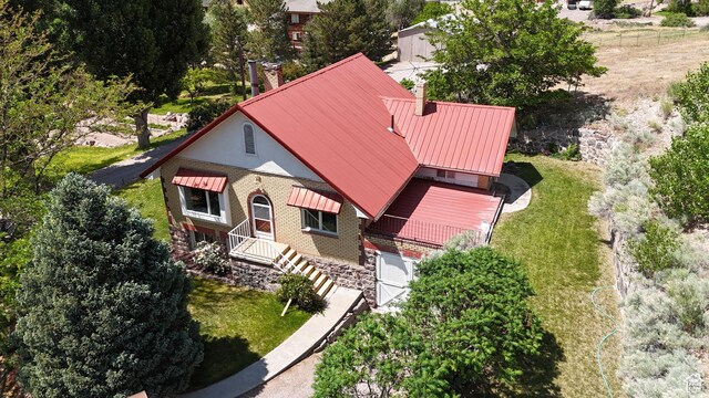 110 N 400 E, Glenwood, UT 84730 - aerial view of property and surrounding area