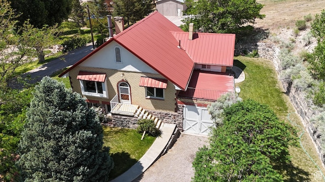 110 N 400 E, Glenwood, UT 84730 - view from above of property