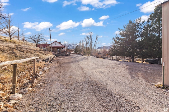 110 N 400 E, Glenwood, UT 84730 - view of dirt / gravel driveway featuring a mountain view