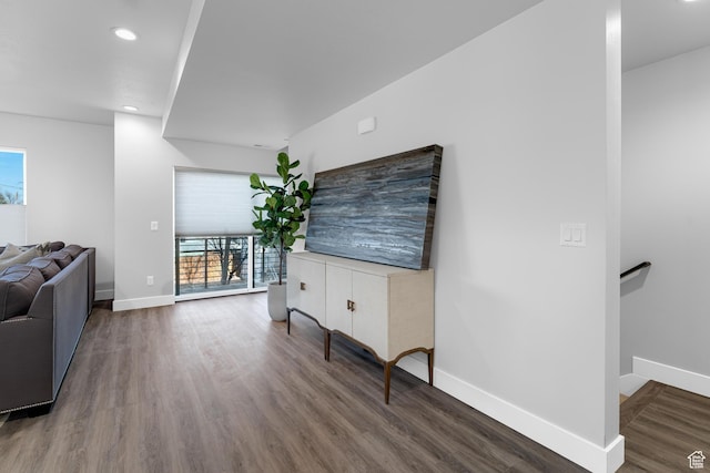 1618 S Main St Unit 3, Salt Lake City, UT 84115 - living room with dark hardwood / wood-style flooring