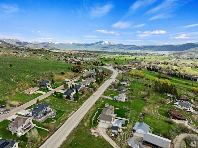 4147 N Wolf Ridge Cir, Eden, UT 84310 - birds eye view of property with a mountain view