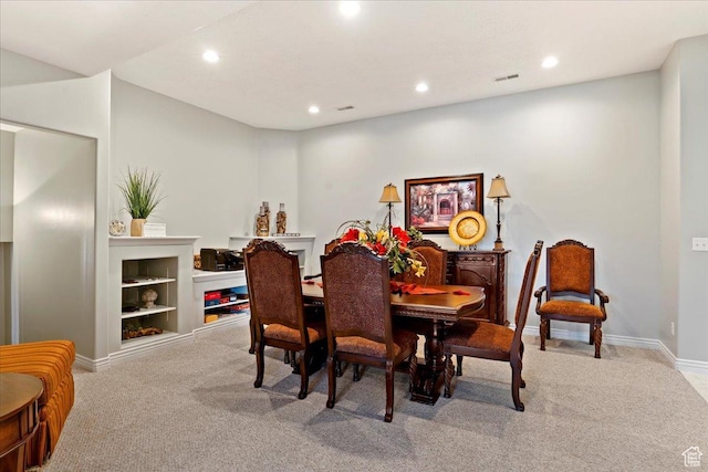 4147 N Wolf Ridge Cir, Eden, UT 84310 - carpeted dining room featuring built in features