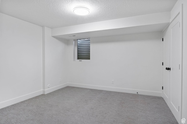 1578 E Delaware Ln S, Holladay, UT 84117 - basement featuring light carpet and a textured ceiling
