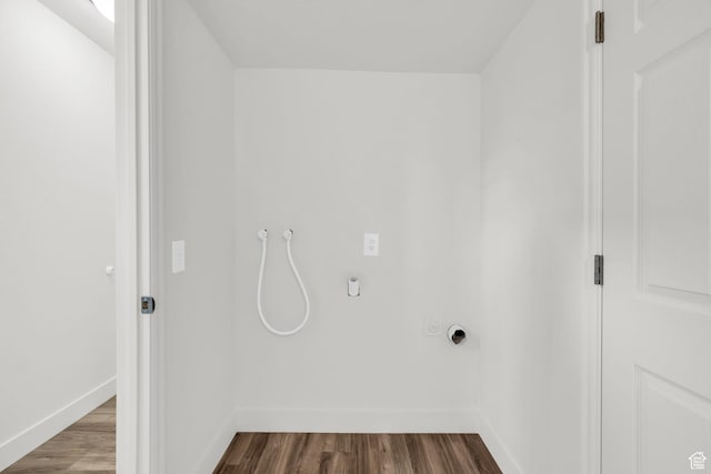 256 Bubbling Brook Ln, Draper, UT 84020 - laundry room featuring hardwood / wood-style floors