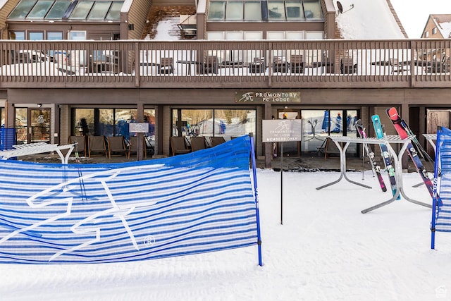 6242 Double Deer Loop, Park City, UT 84098 - view of snow covered patio