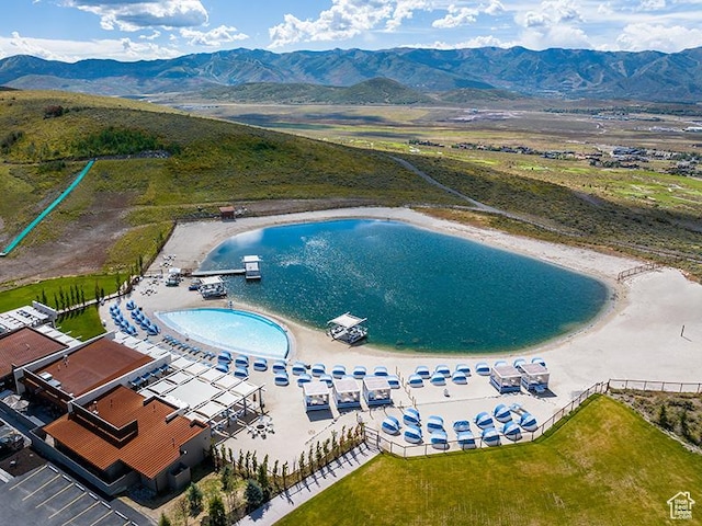6242 Double Deer Loop, Park City, UT 84098 - drone / aerial view of a mountainous background