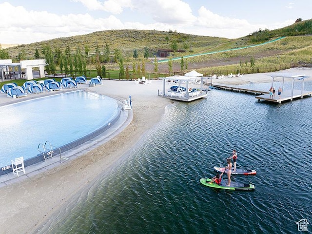 6242 Double Deer Loop, Park City, UT 84098 - bird's eye view of a water and mountain view