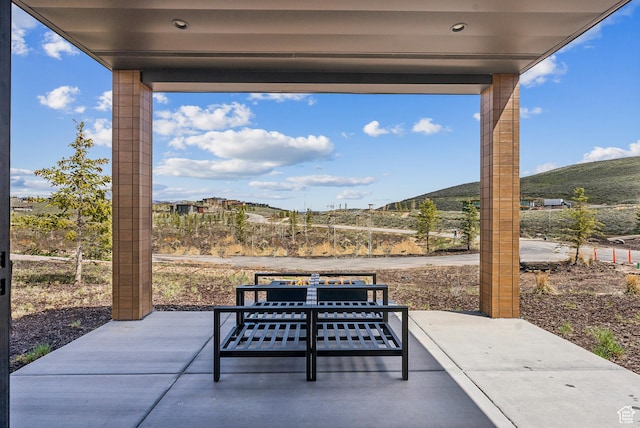 6242 Double Deer Loop, Park City, UT 84098 - view of patio featuring a mountain view