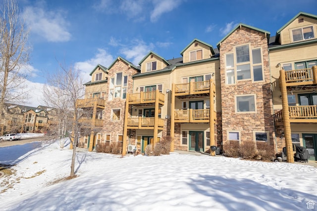 5063 E Lakeview Dr Unit 1009, Eden, UT 84310 - view of snow covered house