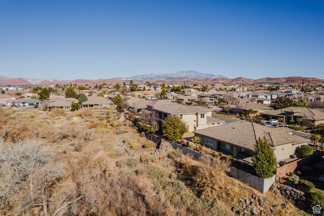 437 N Northstar Dr, St George, UT 84770 - aerial view featuring a mountain view