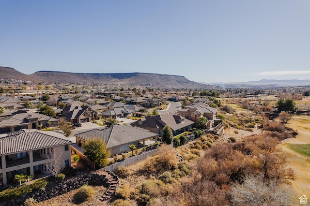 437 N Northstar Dr, St George, UT 84770 - drone / aerial view with a mountain view
