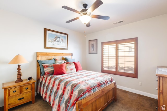 437 N Northstar Dr, St George, UT 84770 - carpeted bedroom with ceiling fan